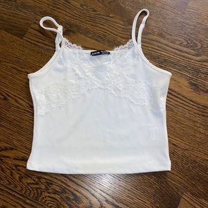 Shein Y2K lace crop top